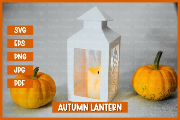 3D Autumn Lantern SVG: A Creative and Practical Tool for Seasonal Designs