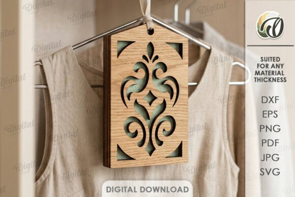 3D Closet Sachet Laser Cut – Digital Design for Creative Projects