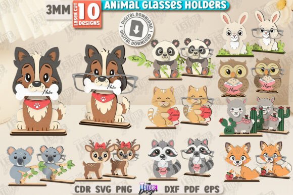 3D Glasses Holders Laser Cut Bundle CNC – Strategic Use for Creative and Functional Projects