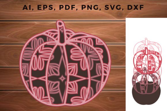 3D Multi Layer Autumn Laser Cut SVG