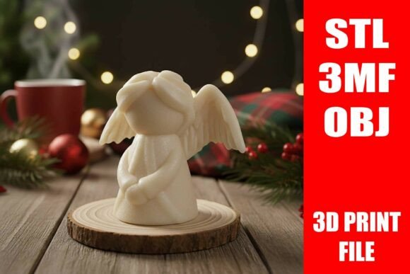 Angel Christmas STL 3D Print: A Modern Twist on Classic Holiday Decor