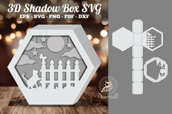 Cat Papercut 3D Shadow Box SVG 1: Elevating Creativity in the Digital Craft Era