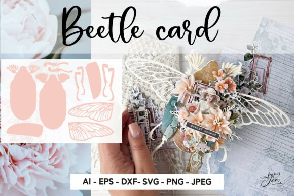Create Stunning 3D Beetle Cards with Layered Insect Cut Files
