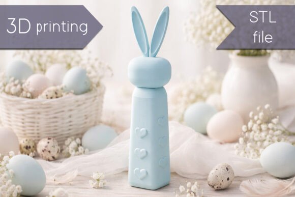 Easter Bunny STL File for 3D Printing