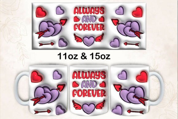 Revolutionizing Mug Design with 3D Inflated Always and Forever Mug Wrap