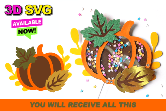 Shaker Pumpkin Thanksgiving 3D SVG: A Creative Tool for Seasonal Crafting