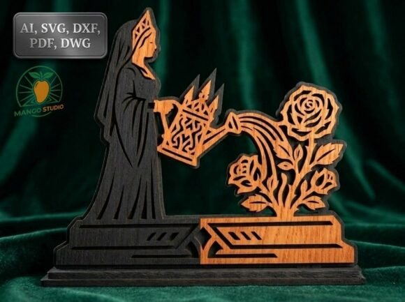 Transforming Laser Cutting with Gothic Lady Roses 3D Layered Laser: A Fusion of Art and Innovation